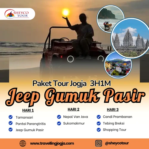 jogja 3 hari jeep gumuk pasir